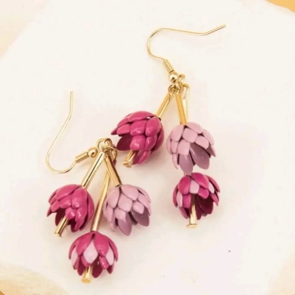 Flower Drop Earrings